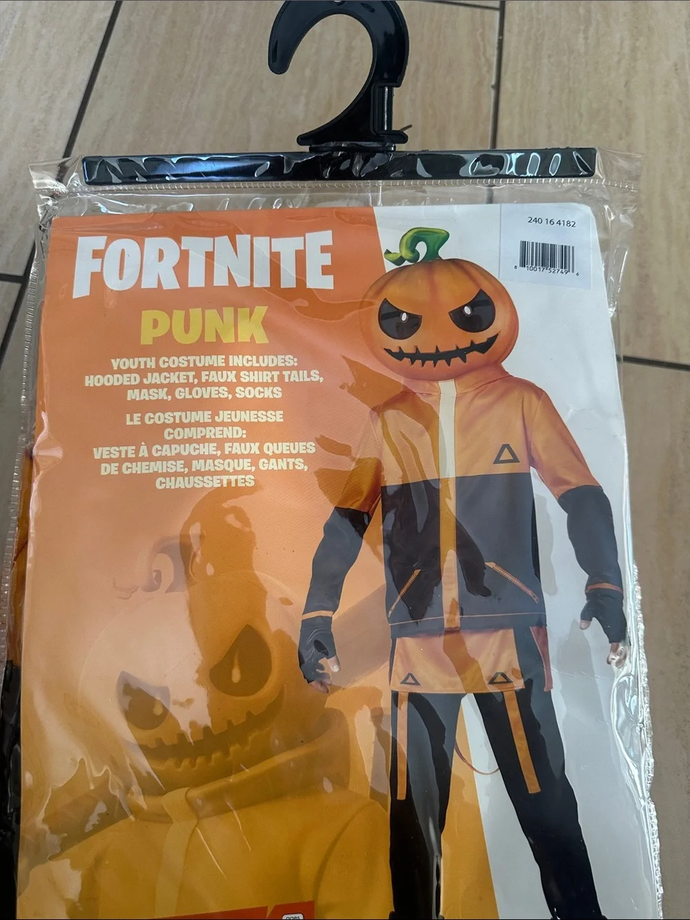 InSpirit Designs Fortnite Punk Youth Crossplay, Halloween Costume